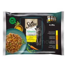 Sheba Nature's Collection - Selecție pasăre 4 x 85 g
