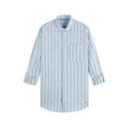 SCOTCH & SODA Cămaşă Regular Fit Dobby Stripe 179871 SC420 spring blue pinstripe