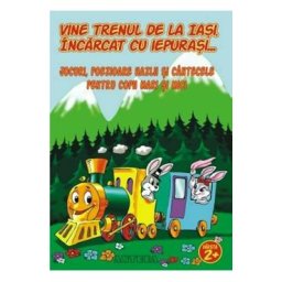 Vine trenul de la Iasi, incarcat cu iepurasi. Jocuri, poezioare hazlii si cantecele pentru copii mari si mici - Lucia Cocisiu