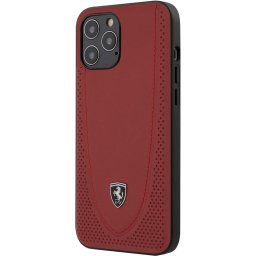 Husa Husa Capac Spate Off Track Perforated Rosu APPLE Iphone 12 Pro Max