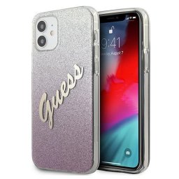 Husa Husa de protectie Guess Vintage Case pentru Iphone 12 Mini, Roz