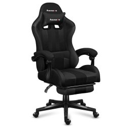 Scaun Gaming Force 4.7, Carbon Mesh, Suport Picioare Negru