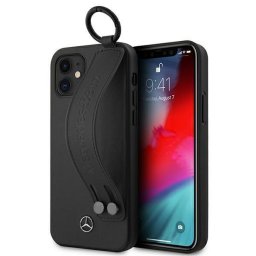 Mercedes MEHCP12SLSSBK iPhone 12 mini 5,4" Negru/black hardcase Strap Line