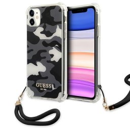 Husa Guess GUHCN61KSARBK iPhone 11 6.1" / Xr black/black hardcase Camo Collection