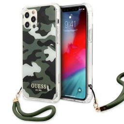 Husa Guess GUHCP12MKSARKA iPhone 12/12 Pro 6.1" green/khaki hardcase Camo Collection