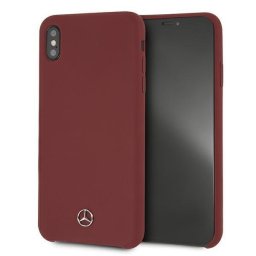 Husa Mercedes MEHCI65SILRE iPhone Xs Max czerwony/red hardcase Silicone Line