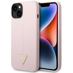 Husa Guess GUHCP14MSLTGU iPhone 14 Plus 6.7 "purple / purple hardcase Silicone Triangle