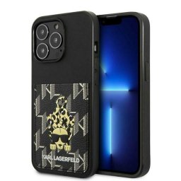 Husa Husă portofel Karl Lagerfeld Karlimals Cardslot pentru iPhone 13 Pro Max, Negru