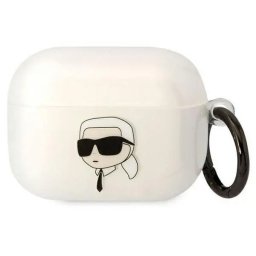 Husă Karl Lagerfeld Karl`s Head pentru AirPods Pro 1/2 – Transparent