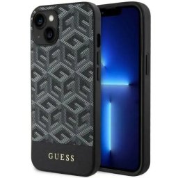 Husa Guess GUHMP14MHGCFSEK iPhone 14 Plus 6.7" black/black hardcase GCube Stripes MagSafe