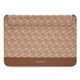 Husa 16 inch "GCube Stripes", Maro - Protectie Slim, Stil Modern