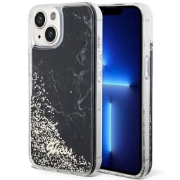 Husa Guess Liquid Glitter Marble