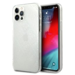 Husa Guess GUHCP12L3D4GTR iPhone 12 Pro Max 6.7" transparent hardcase 4G 3D Pattern Collection