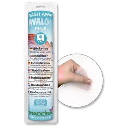 Ata de cusut, brodat si surfilat Insertie broderie hidrosolubila Avalon Plus, 0.3 x 3m Madeira 9442