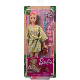 Mattel Barbie HKT90 - Papusa Barbie Self-Care, O zi la spa