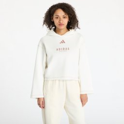 Hanorac adidas All Szn Loose Graphic Hoodie Off White