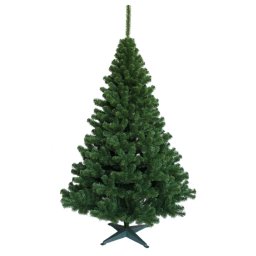 Brad de Craciun artificial cu aspect natural, inaltime 180 cm verde, suport inclus