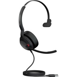 Evolve2 50, Headset (black, mono, Microsoft Teams, USB-A)