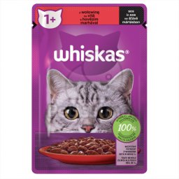 Whiskas hrană umedă - vită 85 g