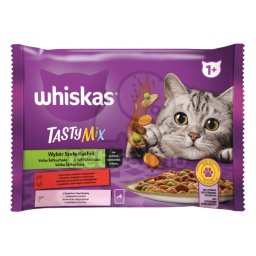 Whiskas Tasty Mix Chef's Choice - vită, pasăre & somon 4 x 85 g