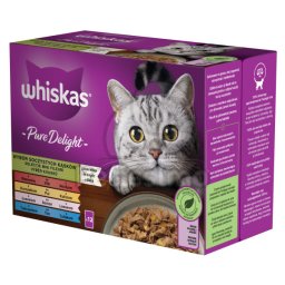 Whiskas Pure Delight Selecție mixtă 12 x 85 g