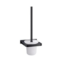 OMNIRES DA70620BL - Perie WC de perete DARLING negru mat