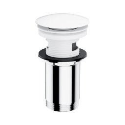 Ventil de lavoar OMNIRES A706BM CLICK-CLACK d. 6,6 cm alb mat