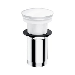 Ventil de lavoar OMNIRES A716BP CLICK-CLACK d. 6,6 cm alb lucios