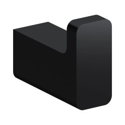 Suport de perete pentru prosoape OMNIRES NL80110BL NELSON negru mat