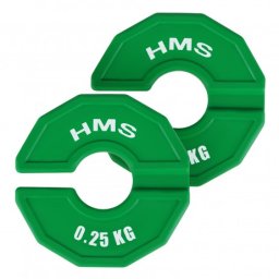 Set greutati cauciucate HMS TSN25 2x0.25 kg/35 mm