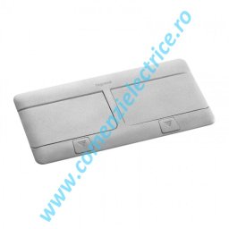 CASETA TIP POPUP NEECHIPATA FINISAJ ALUMINIU 8 MODULE LEGRAND
