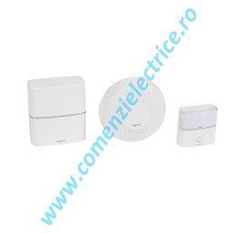 KIT SONERIE DUBLA RADIO SERENITY 200M, IP54/IP20, 30 MELODII+MP3, 85+80DB, ALB