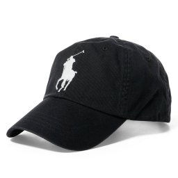 Polo Ralph Lauren Șapcă 'Classic' negru / alb