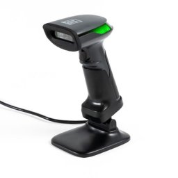 Cititor coduri de bare Metter HS2100, 2D, USB, stand, negru