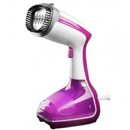 Aparat de calacat vertical cu aburi Oliver Voltz OV51051A, 1000W, 280 ml, 10g/min, Alb/Roz