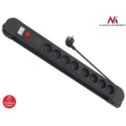 Prelungitor Maclean MCE11 Power Strip 8-outlet wih switch