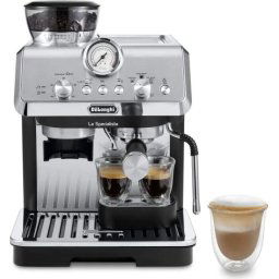 Espressor DeLonghi EC 9155.MB La Specialista Arte Negru-Argintiu 1400 W 15 bari Cafea boabe