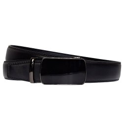 Curea barbati eleganta pentru costum piele naturala, Negru, 3.5cm TK12NBOX