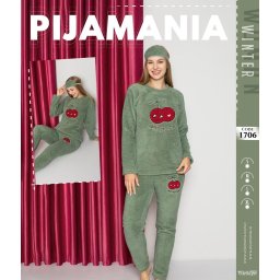 Pijama d cocolino cherry