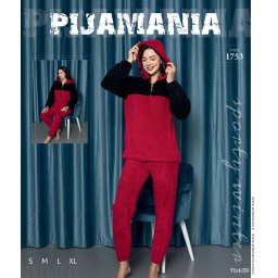 Pijama cocolino warm rosu