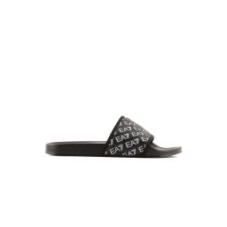 EA7 Șlapi 7X000109AF15125 MC138 full black/white