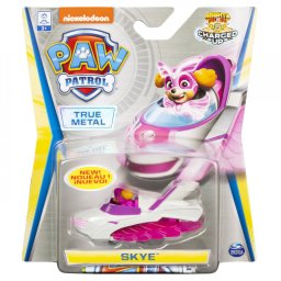 Patrula Catelusilor Masinuta Metalica Skye Charged Up