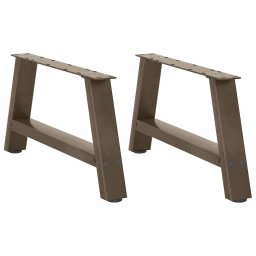 Picioare masuta de cafea în forma A 2 buc 70x(30-31) cm otel GartenMobel Dekor