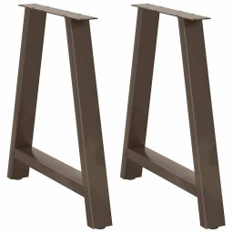 Picioare masuta de cafea în forma de A 2 buc 70x(72-73) cm otel GartenMobel Dekor