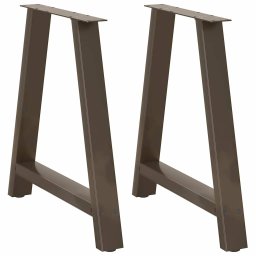 Picioare masuta de cafea în forma de A 2 buc 80x(72-73) cm otel GartenMobel Dekor