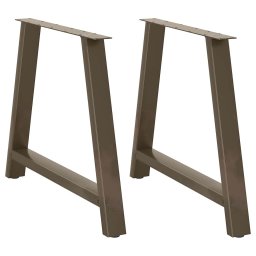 Picioare masuta de cafea în forma de A 2 buc 90x(72-73) cm otel GartenMobel Dekor