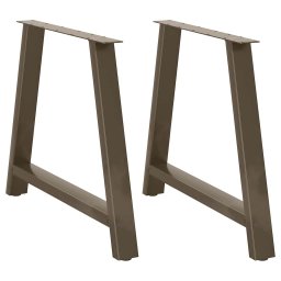 Picioare masuta de cafea în forma A 2 buc 100x(72-73) cm otel GartenMobel Dekor