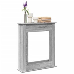 Masca de semineu, sonoma gri, 75x20x87,5 cm, lemn prelucrat GartenMobel Dekor