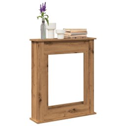 Masca semineu, stejar artizanal, 75x20x87,5 cm, lemn prelucrat GartenMobel Dekor