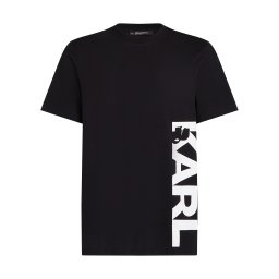 Karl Lagerfeld Tricou negru / alb